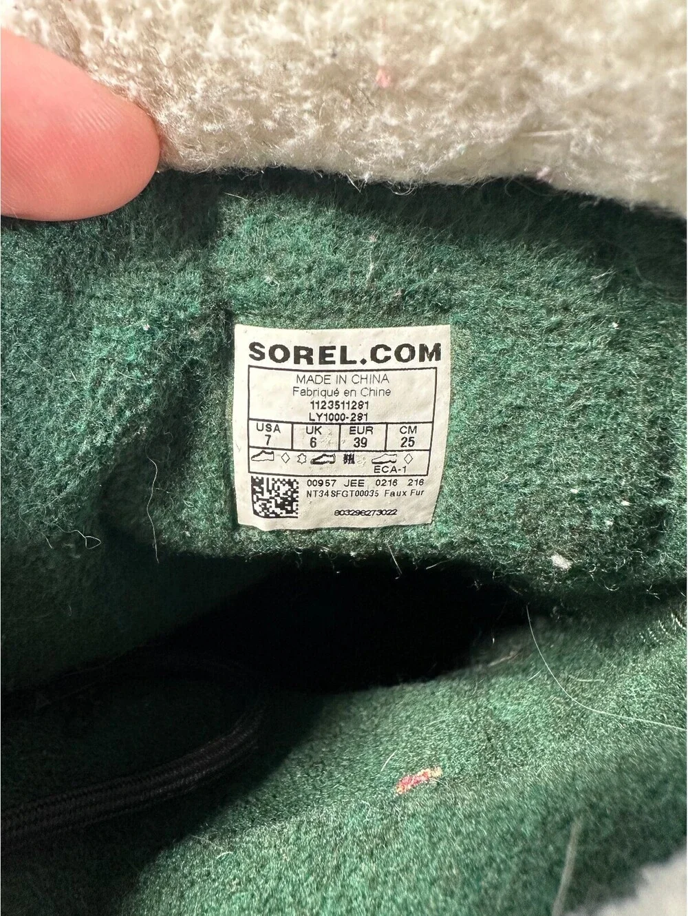 Sorel Caribou Waterproof Winter Snow Boots Buff Tan Nubuck Leather Women's Size7